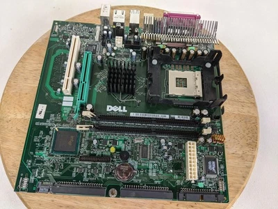 Vintage Dell Intel 865G Socket 478 Motherboard AGP DDR ICH5 E210882 MicroATX - Image 1 of 4
