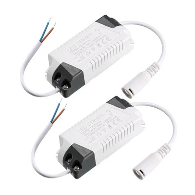 2Pcs 18-25W Constant Current 300mA LED Driver 54-87V DC Connector Transformer - Image 1 of 4