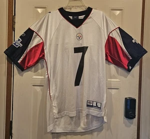 Camiseta Ben Roethlisberger #7 Pittsburgh Steelers Super Bowl XL Reebok Talla Grande - Imagen 1 de 5