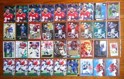 2000 Topps Ultra Skybox EX Shaun Alexander All Rookie Insert Card lot of 36 - Image 1 of 4