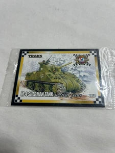 Valvoline 100 Years Racing Traks Card Sherman Tank The War Years 1945 M-618 - Bild 1 von 1