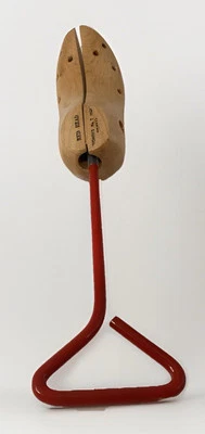 Vintage Red Head Wooden Shoe Stretcher Professional- Woman’s Size 2 High USA - Image 1 of 4