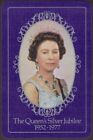 Cartes à jouer carte unique ancienne 1977 vintage REINE ELIZABETH II 2 Royal Jubilee B