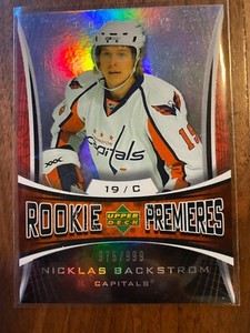 A70,830 - 2007-08 Upper Deck Trilogy #180 Nicklas Backstrom RC/999
