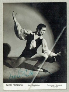 David Paltenghi, British ballet dancer, Original autograph photograph - Picture 1 of 1