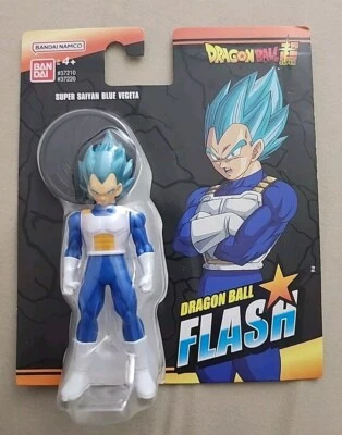 Bandai Namco DRAGON BALL Flash Super Saiyan Blue Vegeta 4” Action Figure IB1  — 第 1/3 张图片