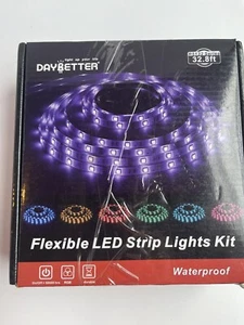 Daybetter Waterproof Led Strip Lights 32.8ft Flexible Color Change RGB with 44 - Picture 1 of 4