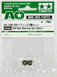 TAMIYA ACCESSORI MINI 4WD - CUSCINETTI 830 - PEZZI 2 ART 94386 AO-1008 - Imagen 1 de 1