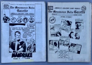 MENOMONEE FALLS GAZETTE No. 94 Mandrake & No. 95 Starts 48 pgs. Two Sections '73 - Picture 1 of 3