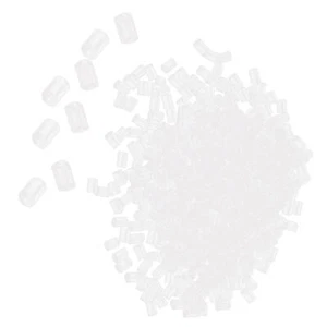 500pz Orecchini Forma Cilindro Tappo Posteriore Silicone Trasparente Orecchini Lo AP9 - Foto 1 di 22