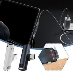 ❉2 in 1 Type C to 3.5mm Jack Aux Audio Headphone USB-C Adapter Cable Y8E7 - Picture 1 of 11