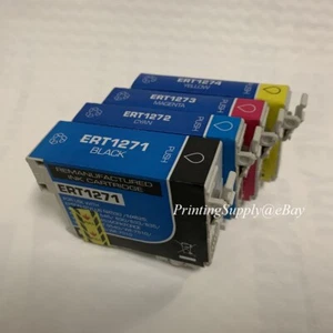 4x 127 T127 BK/C/M/Y Extra Hi-Yield Ink For Epson WF 3520 3540 7010 7510 7520 60 - Picture 1 of 1