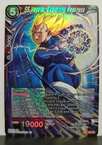 TCG Dragon Ball Super SS Vegeta Exploiting Weakness DB1-002 SR Battle Evolution - Picture 1 of 5