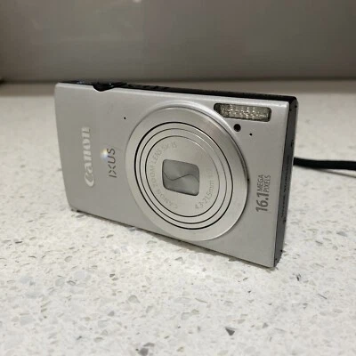 Canon Digital Compact Camera IXUS 240 HS Silver (M.In Japan)(w/Genuine Battery) - Image 1 of 4