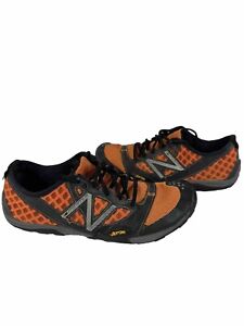 Zapatos para correr New Balance Minimus para hombre talla 10 suela vibram, naranja y negro