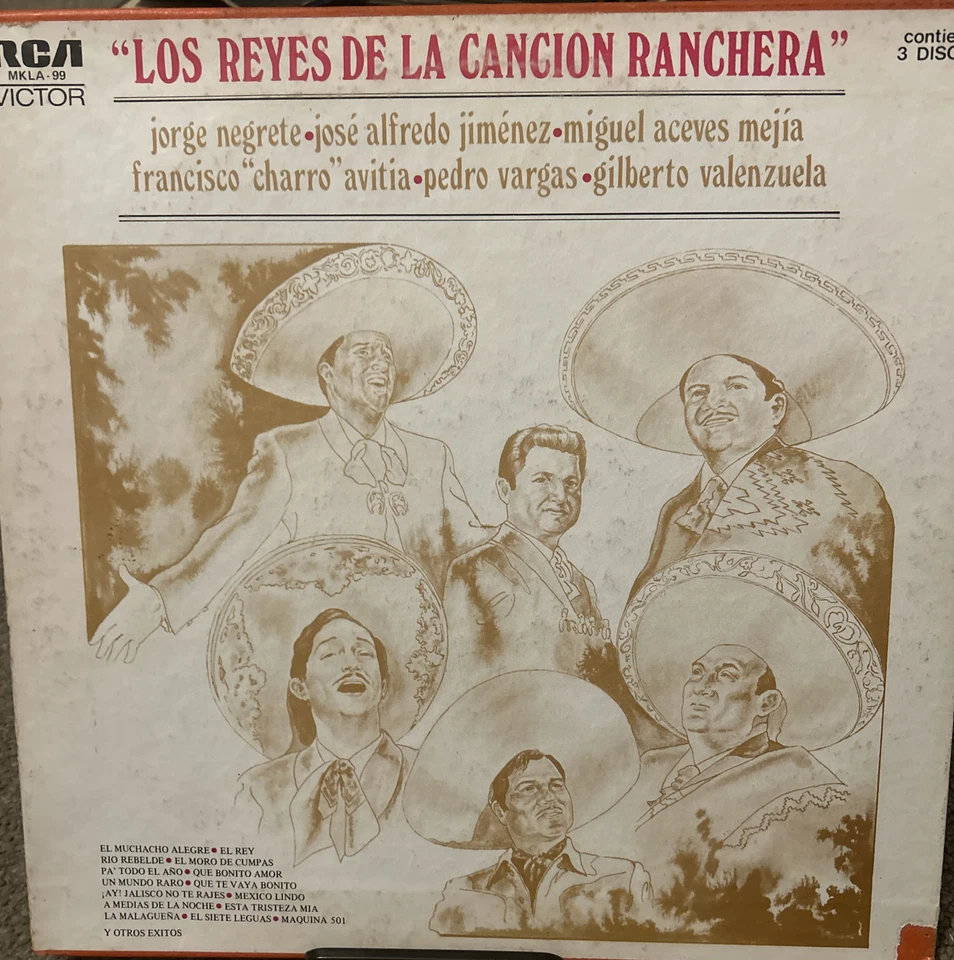 LOS REYES DE LA CANCION RANCHERA 3 LPS-Jorge Negrete Jose Alfredo - Image 1 of 4