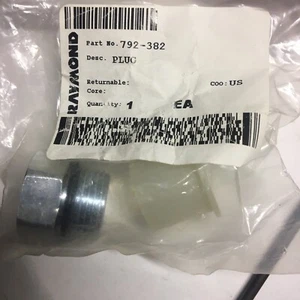 NEW FREE SHIPPING 792-382 Hex With o-ring Plug: Raymond: RA 792-382 - Picture 1 of 5