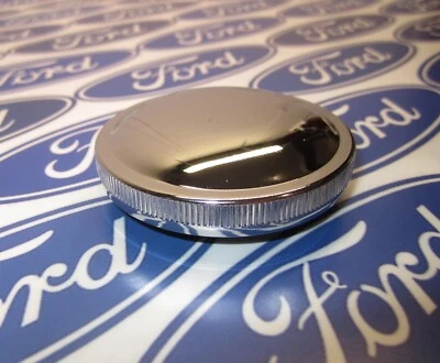 1951-1976 Ford Truck Gas Cap | F-Series, Bronco | Fuel Cap | Chrome - Image 1 of 4