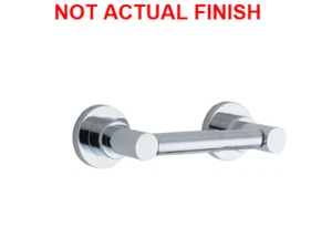 California Faucets 65-TP-BLK Wall Two Post Toilet Paper Holder GLOSS BLACK New - Picture 1 of 8