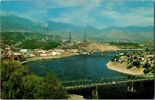 Downtown Trail Columbia River Smelter Cominco British Columbia BC Postcard