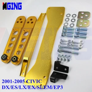 Rear Control Arm Subframe Brace Tie Bar For Honda Civic 01-05 02 DX ES LX EX Gol - Picture 1 of 11