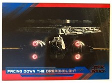 2018 Star Wars The Last Jedi Series 2 #4 Facing Down the Dreadnought BLUE