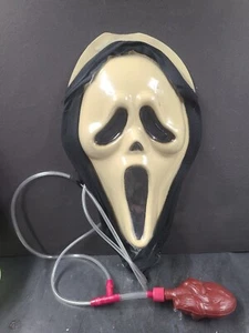 1997 Máscara de Sangrado Facial Grita Fantasma Diversión Mundial Pascua Ilimitada Amarilla - Imagen 1 de 4