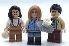LEGO LOT OF 3 FRIENDS MINIFIGURES ROSS MONICA RACHEL F·R·I·E·N·D·S Central Perk