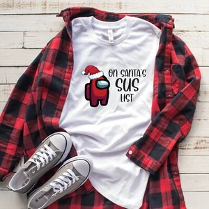 On Santa's Sus List T Shirt 03224 - Picture 1 of 3
