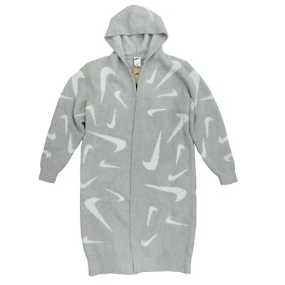 Nike Sportswear Phoenix Cozy Boucle Long Knit Cardigan, Size M NWT FD4282-077 - Image 1 of 4