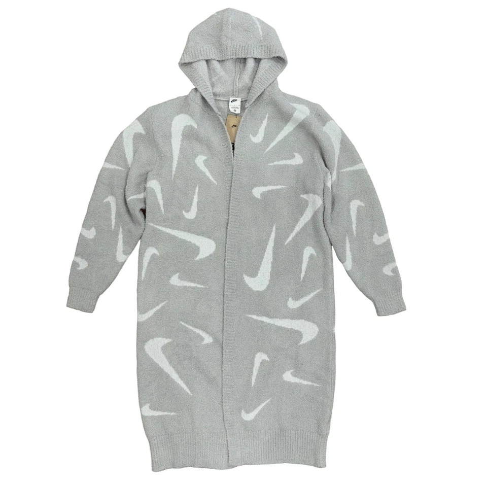 Nike Sportswear Phoenix Cozy Boucle Long Cardigan FD4282-077 Womens Size S