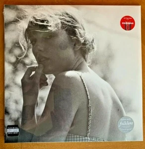 Taylor Swift Folklore Limited Edition Exclusive RED Double Vinyl LP - Imagen 1 de 2