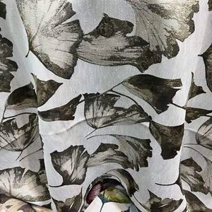 POPPY Jacquard Tulip Print Tapestry Fabric, 118 Inch in Width, | Home Decor - Picture 1 of 10