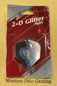 Great Lakes Dart 3 x 2-D Glitter Standard Flights NEW Soft Tip Accessories - Picture 1 of 2