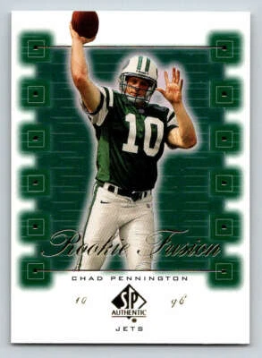 2000 SP Authentic Rookie Fusion #RF2 Chad Pennington (ref 192153) - Image 1 of 2