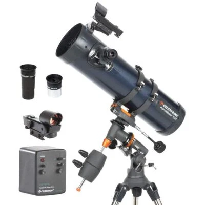 Celestron Astromaster 130EQ-MD  Motor Drive  Telescope  31051-CGL - Image 1 of 4