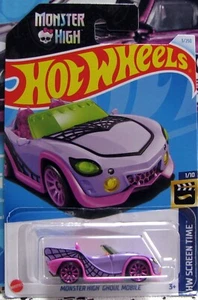 Hot Wheels 2024 Mainline Case B ""Monster High Ghoul Mobile"" HW Bildschirmzeit 1/10 - Bild 1 von 2