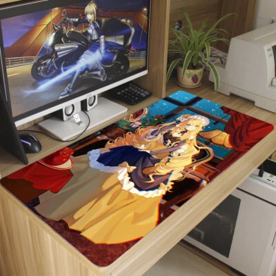 Anime Genshin Impact Navia  Keyboard Mouse Pad Gaming Desk Playmat Mouse Mat - Image 1 of 4