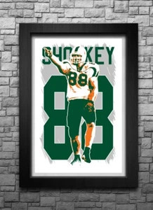 JEREMY SHOCKEY art print/poster MIAMI HURRICANES FREE S&H! JERSEY - Picture 1 of 6