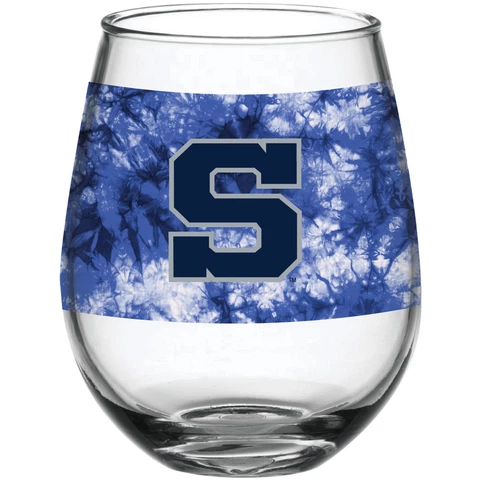 Penn State Nittany Lions 15oz. Vintage Tie-Dye Stemless Wine Glass Cover