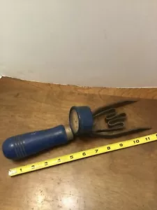 D.C. Volt Cell Tester Tool USA Blue Handle + & - 3 Volts Perfect Decor Vintage - Picture 1 of 9