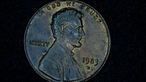 USA 1 cent Lincoln Memorial Penny 1983 D - Picture 1 of 14