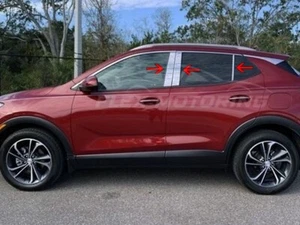 USA Made 304 Stainless Steel 6PC Pillar Post Trim FOR 2020-2025 Buick Encore GX - Picture 1 of 4