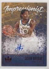 2019 Panini Court Kings Impressionist Ink Ruby /99 Justin Holiday #II-JHO Auto