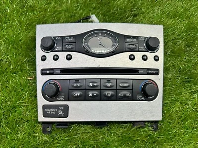 Radio de audio Infiniti G37 2007-2009 reproductor de CD control de clima 25391-JK60B Foto 1 de 4