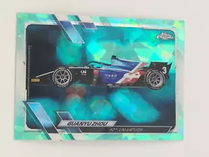 2021 Topps Chrome Sapphire Edition Formula 1 #119 Guanyu Zhou Aqua #/99 - Foto 1 di 2