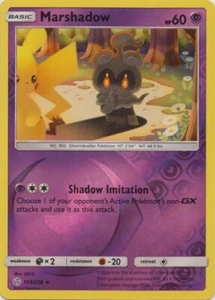 Marshadow 103/236 Reverse Holo Cosmic Eclipse Pokemon Card NM - Picture 1 of 1