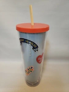 STARBUCKS 2016 Dream In Color Tumbler Sticker Patches 24oz Venti Cup Coffee - Picture 1 of 3