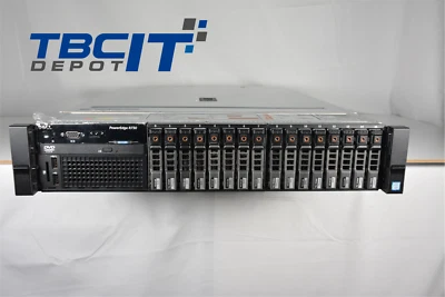 DELL PowerEdge R730XD Server 2xE5-2680 V4 2.40GHz 28C 256GB 12x1TB SAS H730 - Image 1 of 3