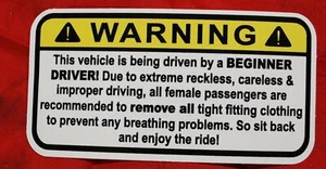 Warning Remove All Tight Fitting Clothing. - Picture 1 of 1